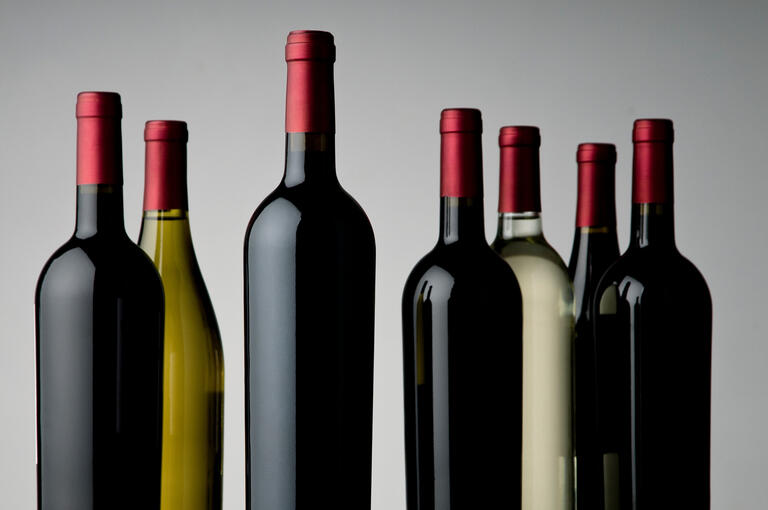 Alcohol and Acidity of Different Wines